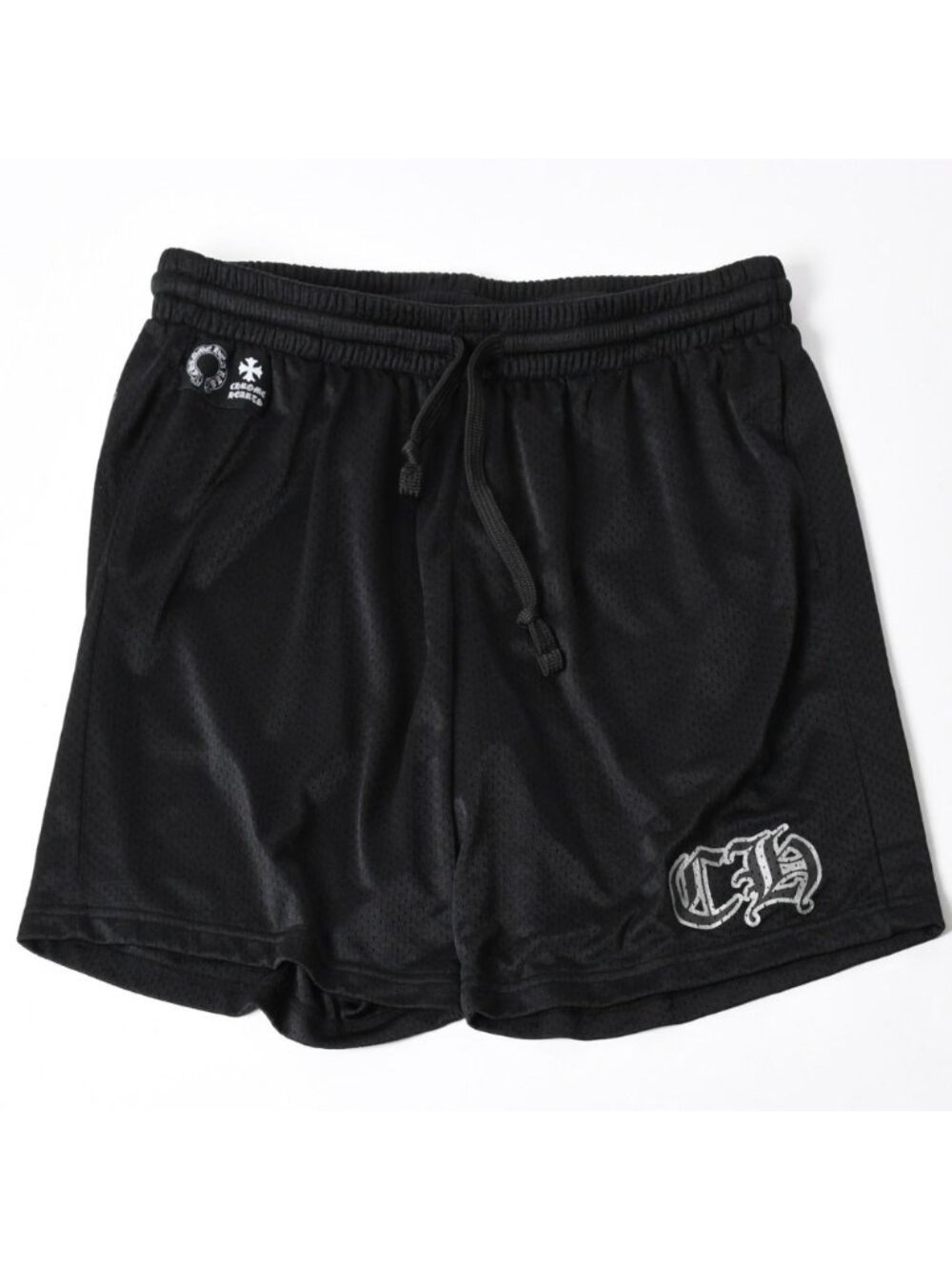 Chrome Hearts CH Print Mesh Shorts Black Silver